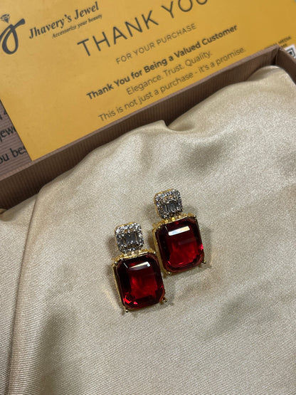 Tops Zircon 22KT Gold Plated