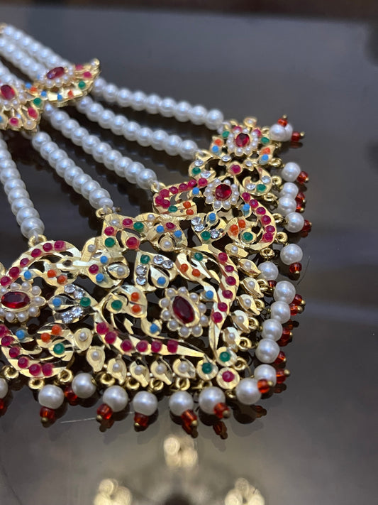 Traditional Bridal Jhoomar for Women | Pakistani Wedding Jewelry | Jhaverys Jewellery