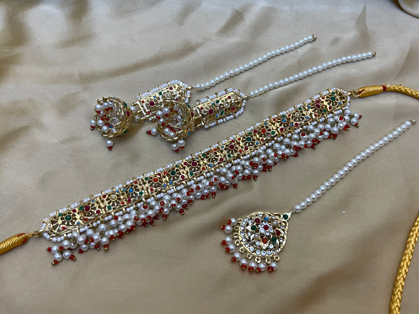 Traditional Hyderabadi Choker Set | Bridal & Wedding Jewellery | Jhaverys Jewellery