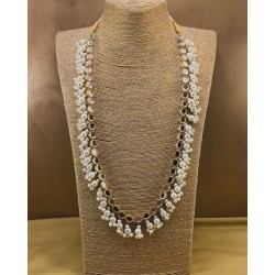Kundan Designer White Pearls Maala MAALA-0015