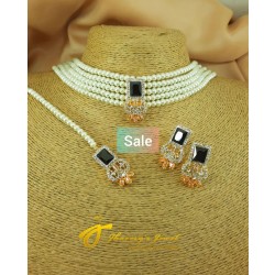 Zircon necklace set 0015